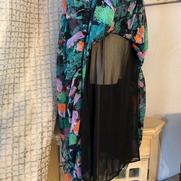 Moda International Floral Sun Dress Size Medium - Picture 8 of 13